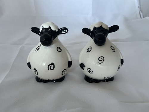 Vintage novelty sheep salt - , and