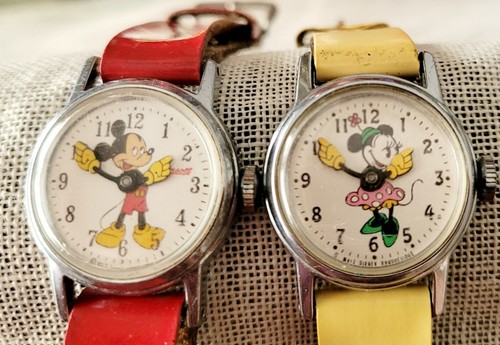 Vtg disney watches mickey - vtg,