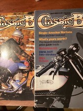 Classic bike magazines x2