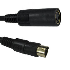 SVHS S-Video 4 Pin Mini DIN Extension Male to Female Plug Cable Lead 1.5m to 10m