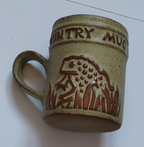 Beige brown ceramic country - ceramic,
