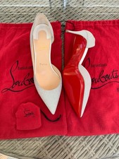 Genuine Christian Louboutin silver shoes, size 36 - NEW!!