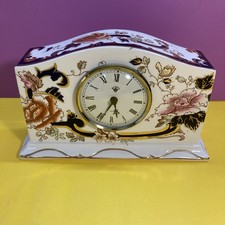 Masons Blue Mandalay Mantel Clock