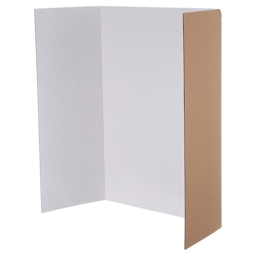 Reusable white tri fold - tri,