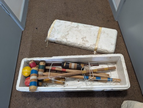 Used croquet set - used,
