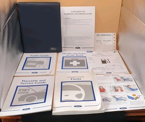 Ford fiesta owners manual - ford,