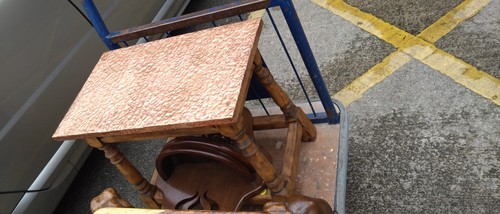 Lovely little copper table - lovely,