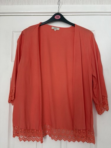 Ladies orange kimono - kimono, jacket