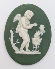 VICTORIAN WEDGWOOD CUPID &