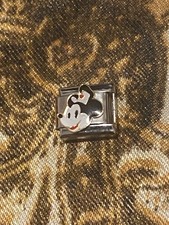 New Mickey Mouse Silver Italian Charm Fits 9mm Classic Nomination Bracelet