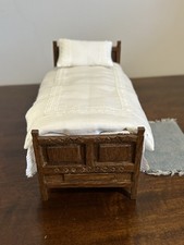 Artisan Made Bed Signed 1:12