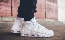 Nike Air More Uptempo '96 "All White" Shoe 921948 100 UK10/ EUR45