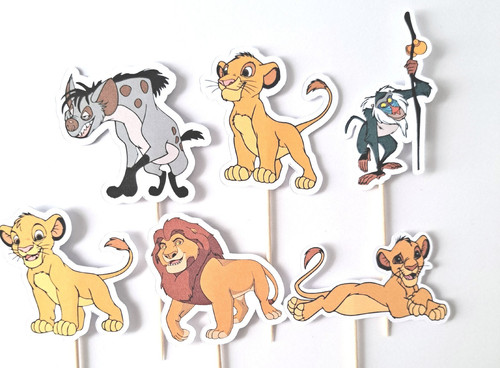 Lion king cupcake - , toppers