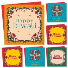 Diwali Cards Multipack of 8/12