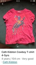 Cath Kidston Cowboy T Shirt 4-5yrs