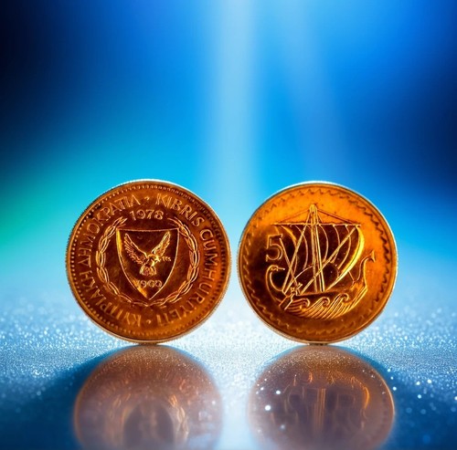 Cyprus republic mils coin - republic,