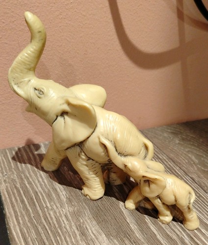 Soapstone elephant and - elephant,