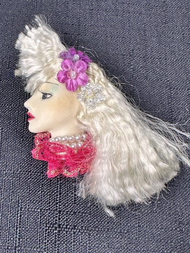Vintage lady head blonde art - vintage,