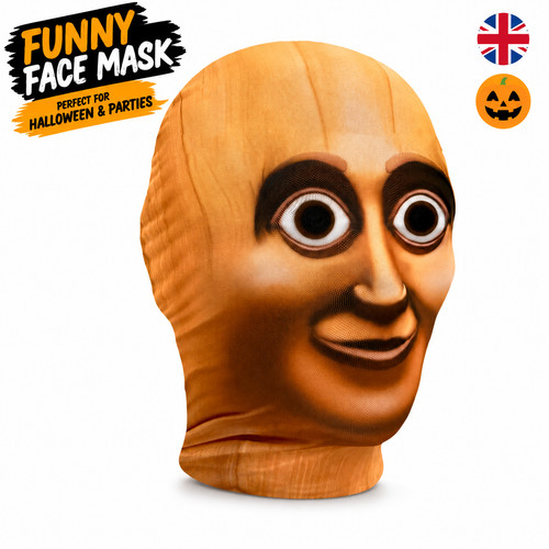 Realistic funny face mask - realistic,