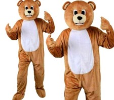 Adult TEDDY BEAR Mascot Fancy