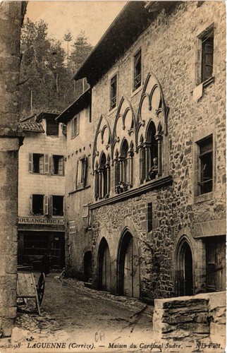 Old postcard laguenne maison - old,