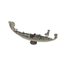 Vtg Signed 800 Silver Gondola