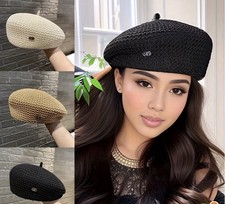 Vintage Plain Beret Cap