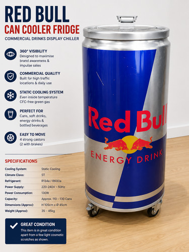 Genuine red bull branded - genuine,