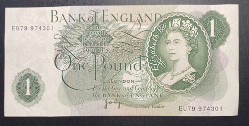 Bank england 1 - £1, banknote