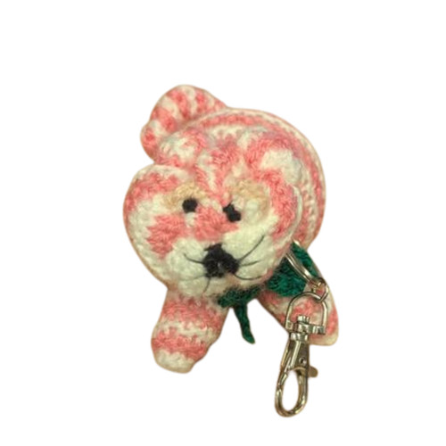 Bagpuss knit keychain - knit,