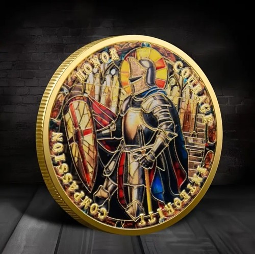 Knights templar coin religious - templar,