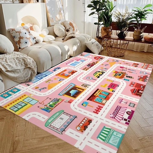 Kids car play mat - car, slip