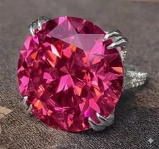 RARE 19.70 Ct Certified Pink