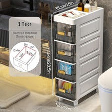 Slim Kitchen Bathroom Storage