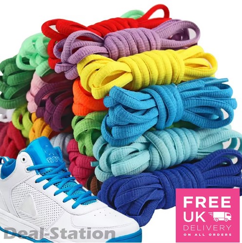 Oval shoe laces semi round - oval,