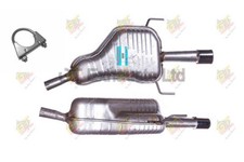 Vauxhall Astra H Sport Mk5 1.6 1.8  Rear Exhaust Box Silencer Chrome Trim