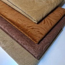 Tan Brown Chinelle Velvet