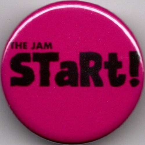 The jam pin button - badge, 25mm