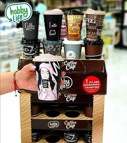 Reusable coffee cup 450ml - coffee,