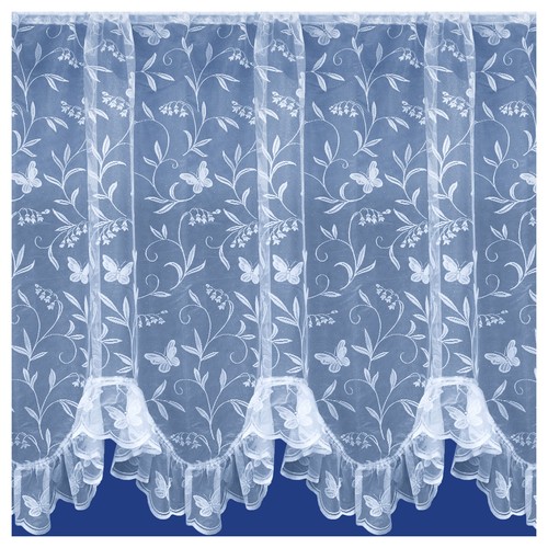 Butterfly flounce net curtain - flounce,