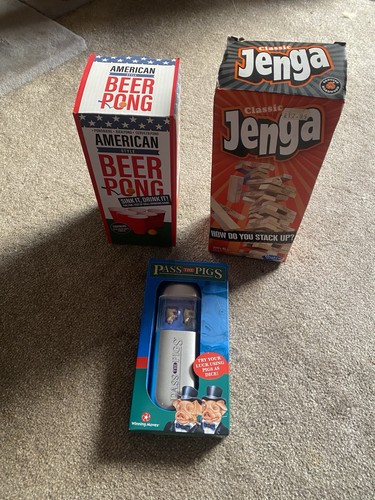Adult drinking games bundle - x3,