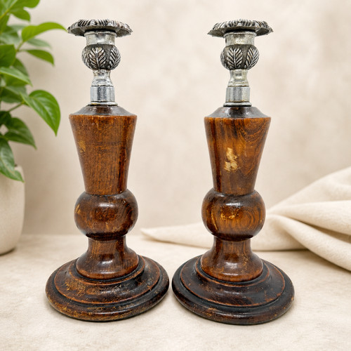Vintage art deco chunky wooden - vintage,