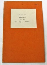 JAMES K12 225cc Colonel Illustrated Motorcycle Spare Parts List 1954