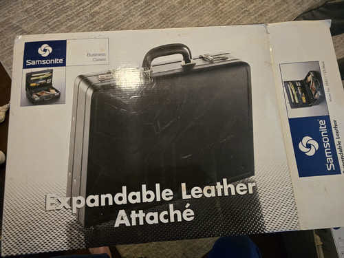Samsonite black leather - samsonite,