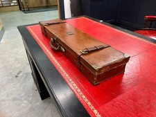 Brown Leather Shotgun Case