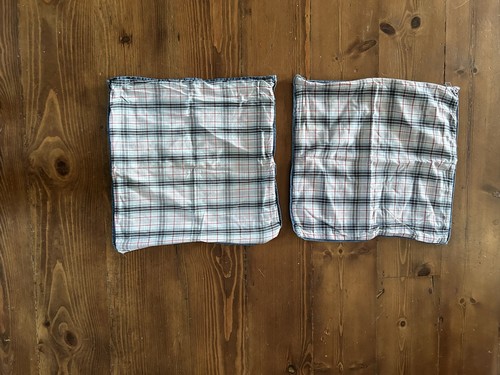 Plaid cushion covers aspace - cushion,