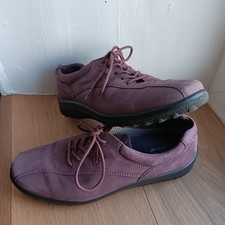 HOTTER COMFORT CONCEPT  TONE LACE UP SHOES  UK SIZE 7 SOFT LEATHER SUEDE