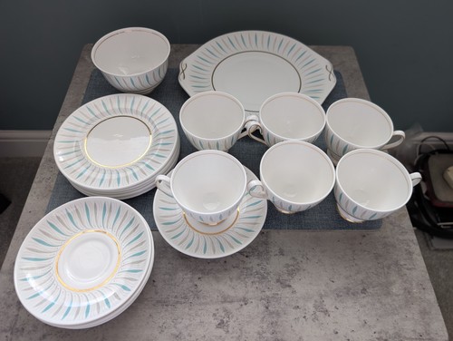 Vintage queen anne tea set - anne,