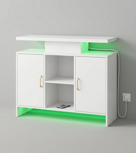 Side cabinet console stand - side,