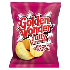 Golden Wonder Smoky Bacon Crisps 32.5g 32 Pack
